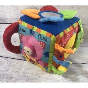 Melissa & Doug K's Kids Musical Farmyard Cube Educational Baby Toy